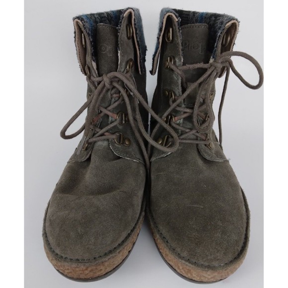 Propet Brown Leather Suede Ankle Boot WFV012S Womens Size 8 X(2E) - Picture 2 of 12